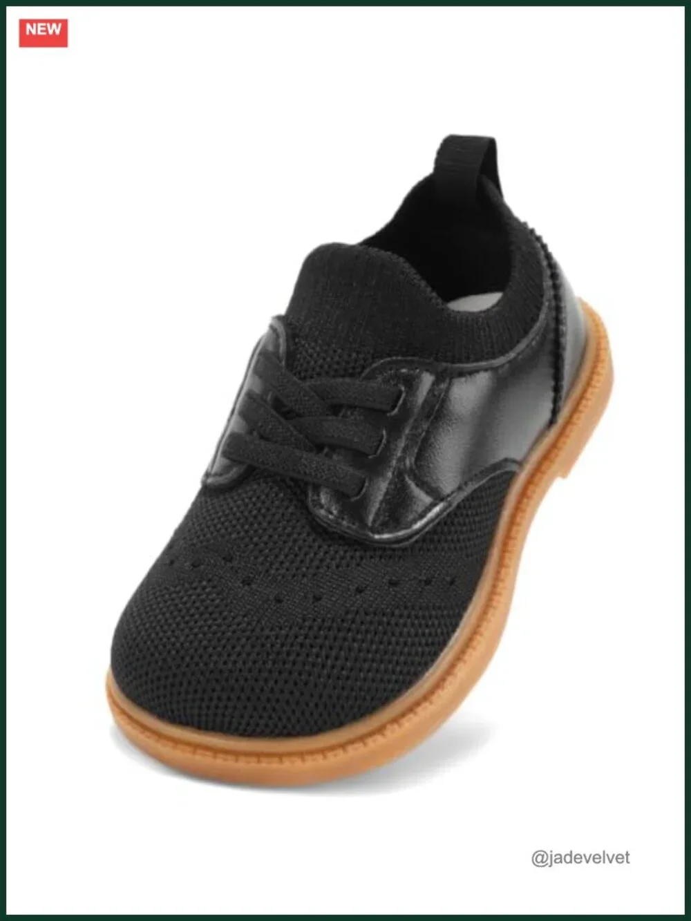 Toddler Boys Wide Toe Box Breathable Oxfords Sneakers Slip On Lightweight